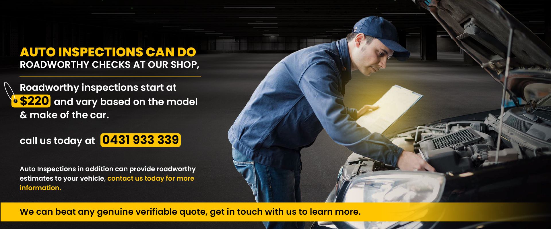 Auto Inspections Banner